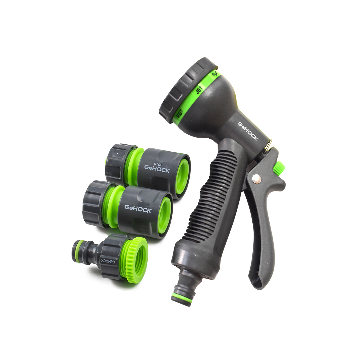 60-ASGS1234-1-1.jpg Εκτοξευτής Νερού Πιστόλι 7 Λειτουργιών με Εξαρτήματα GeHOCK - Image 1
