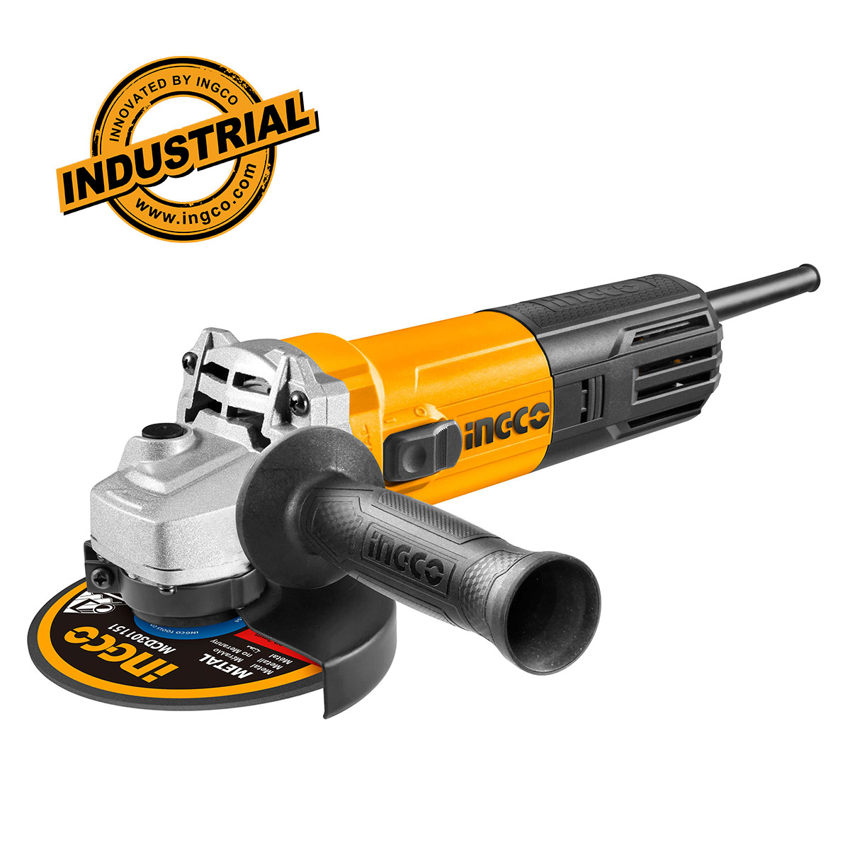 AG110018-1.jpg Επαγγελματικός Ηλεκτρικός Γωνιακός Τροχός 1100W - Image 1