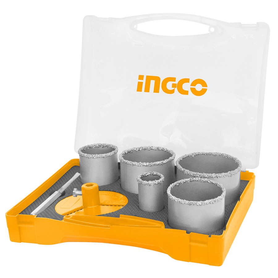 AKCH0071-1.jpg Ποτηροτρύπανα Μπετού - Τούβλου Σετ 5 τεμ - Image 1