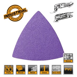 Σετ 20 τεμ Μωβ Δέλτα Φύλλα Λείανσης Επαγγελματικό