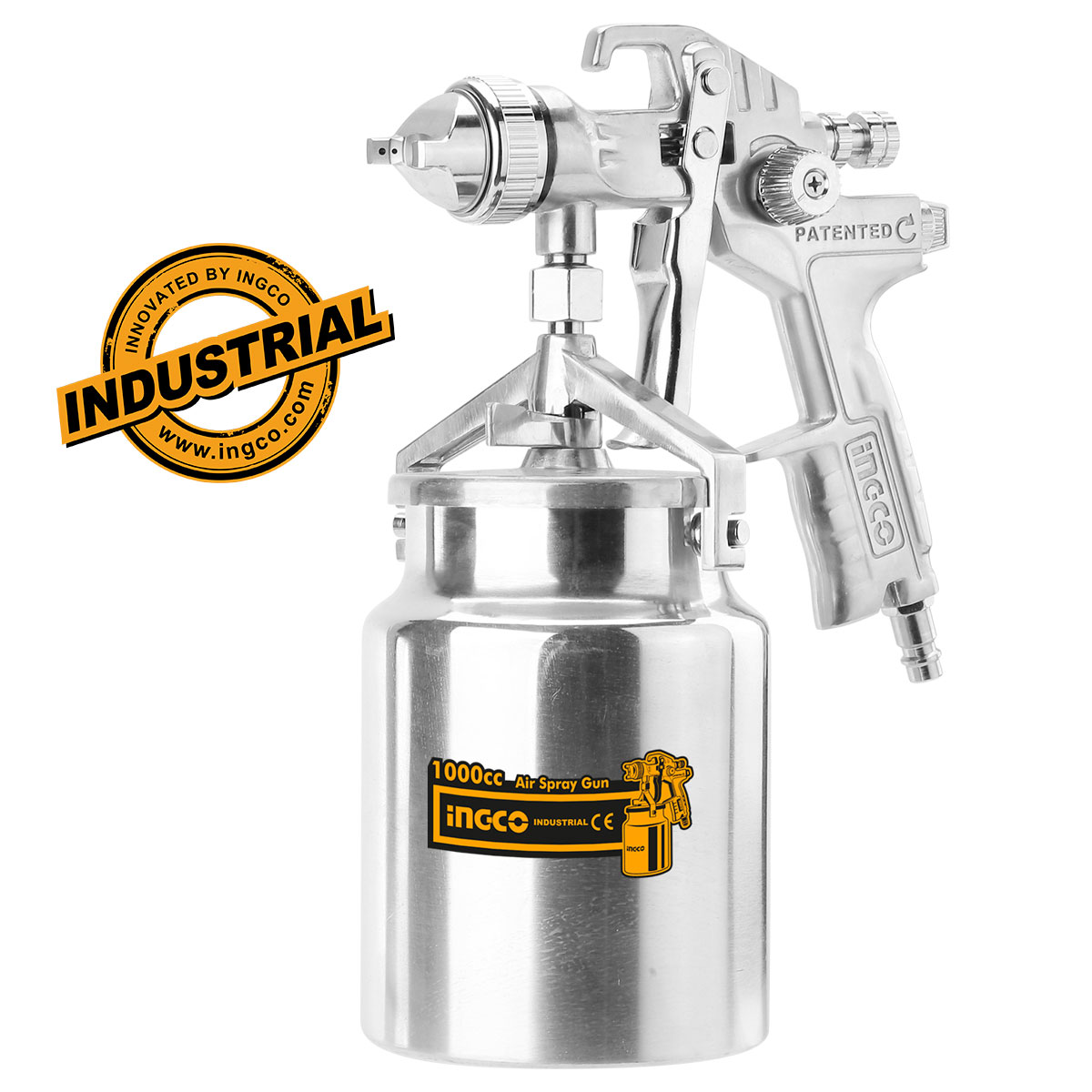 ASG2101-1.jpg Πιστόλι Βαφής Αέρος HVLP Κάτω Δοχείο - Image 1