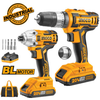 Σετ 2 τεμ Επαγγελματικά Εργαλεία Μπαταρίας 20V Li-Ion