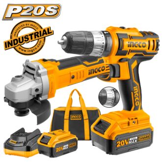 Σετ 2 τεμ Επαγγελματικά Εργαλεία Μπαταρίας 20V Li-Ion