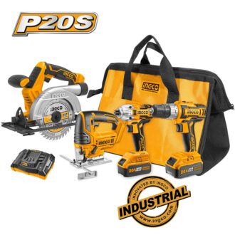 Σετ 4 τεμ Επαγγελματικά Εργαλεία Μπαταρίας 20V Li-Ion