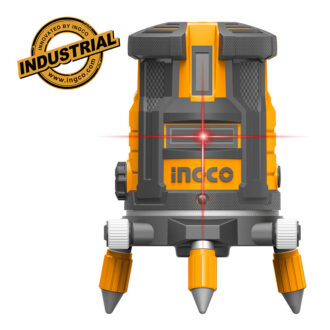 Επαγγελματικό Αυτοαλφαδιαζόμενο Laser Σταυρού με 5 Κόκκινες Δέσμες