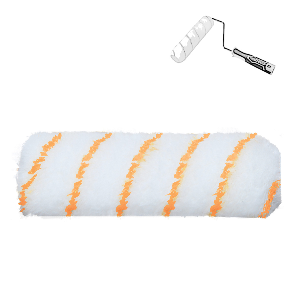 HRC3323018-1.jpg Ανταλλακτικό Εξάρτημα Ρολού Βαφής Μακριά Τρίχα 9" - Image 1