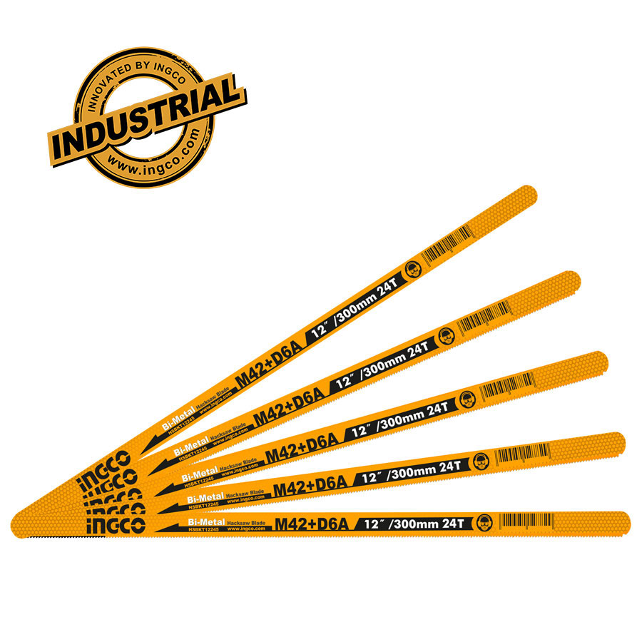 HSBKT12245-1.jpg Πριονόλαμες Σιδήρου 5 τεμ Επαγγελματικές - Image 1