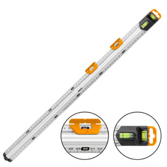 Χάρακας Αλουμινίου με 2 Αλφάδια 60cm