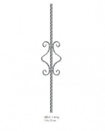 ΒΝ0551-350x435 Σφυρήλατο Στοιχείο ΒΝ058 80cm // BILDA - Image 1