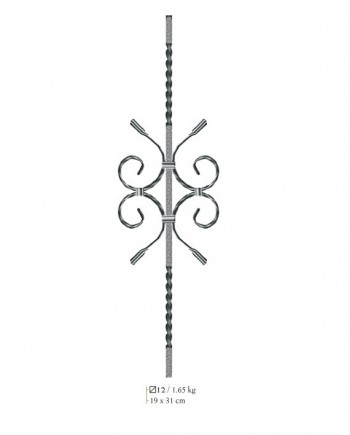 ΒΝ088-350x435 Σφυρήλατο Στοιχείο ΒΝ088 80cm // BILDA - Image 1