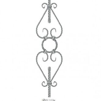 Σφυρήλατο Στοιχείο ΒΝ116 80cm // BILDA