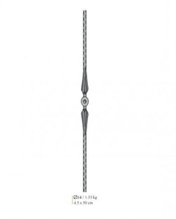 ΒΝ118-350x435 Σφυρήλατο Στοιχείο ΒΝ118 80cm // BILDA - Image 1