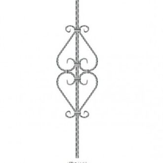 Σφυρήλατο Στοιχείο ΒΝ196 80cm // BILDA