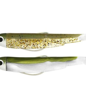 KHAKI-350x435 FIIISH BLACK MINNOW NO.2 DOUBLE COMBO 5G – KHAKI & KHAKI GLITTER - Image 1