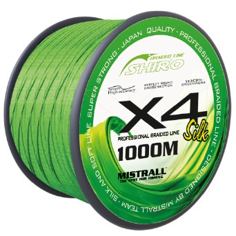SHIRO-X4-PRASINO NHMA 4 ΚΛΩΝΟ «MISTRALL» 0.32MM 34.60KG 1000MEΤΡΑ - Image 1